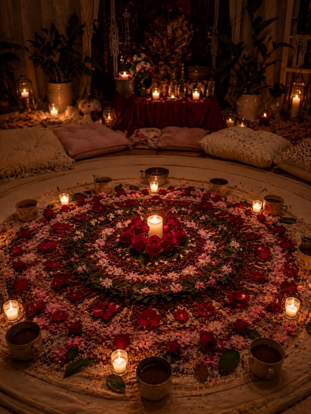 Cerimônia à luz de velas